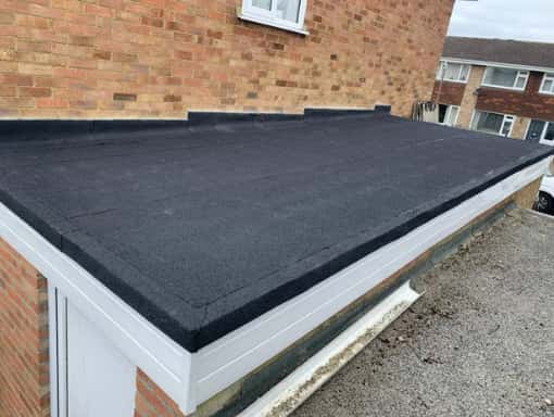 This is a photo of a flat roof installed in Ramsgate. Works carried out by The Ramsgate Roofers