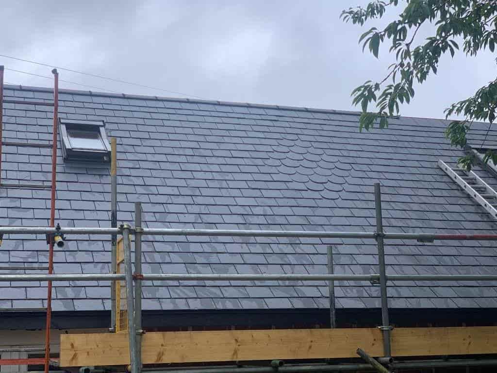 This is a photo of a slate roof installed in Ramsgate. Works carried out by The Ramsgate Roofers