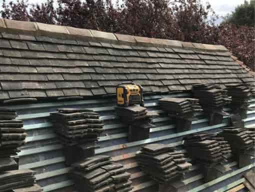 This is a photo of a roof being installed in Ramsgate. Works carried out by The Ramsgate Roofers